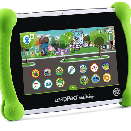 جهاز لوحي LeapFrog LeapPad Academy التعليمي للأطفال، أخضر