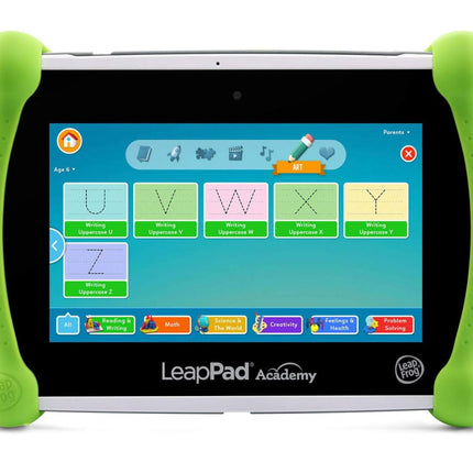 جهاز لوحي LeapFrog LeapPad Academy التعليمي للأطفال، أخضر